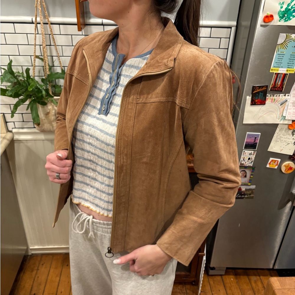 Tan Suede Jacket